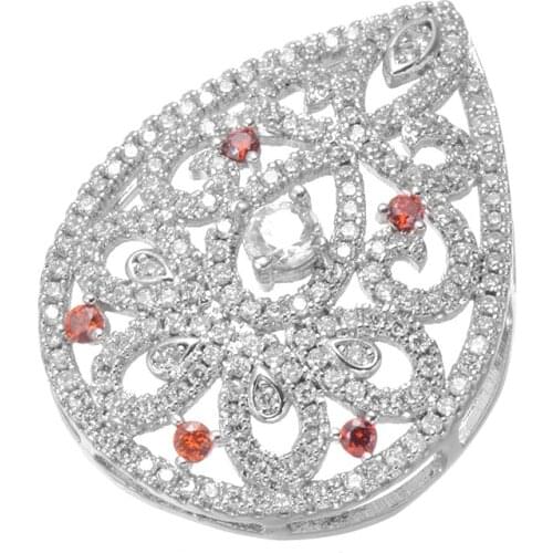 Supplies For Jewelry Fittings Micro Pave Flower Rhinestone Connectors for pearls bracelets necklaces Luxury Jewellery Findings