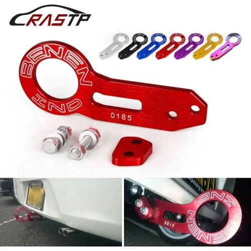 RASTP-High Quality Car Styling Double Lettering BENEN -0185 Rear Tow Hook Set (red,blue,black,purple,gold) RS-TH002