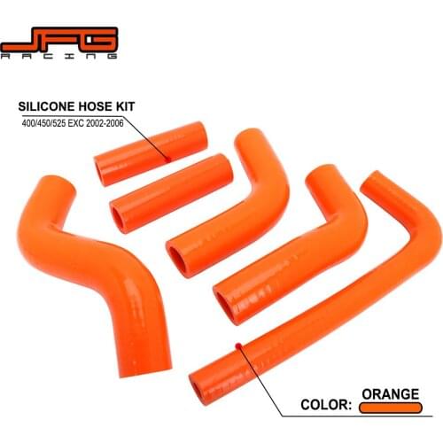 Motorcycle Engine Silicone Radiator Coolant Hose For KTM EXC400 EXC450 EXC425 EXC 400 450 525 2002 2003 2004 2005 2006