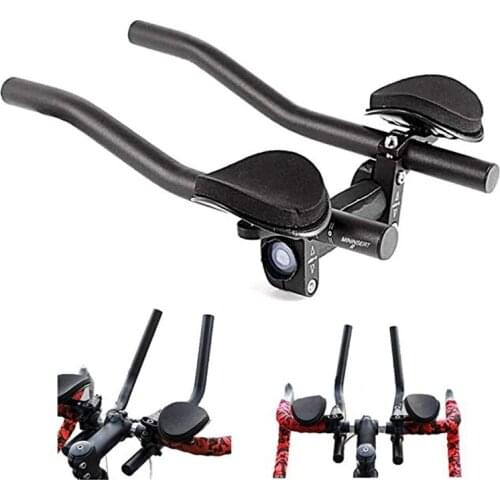 Rest TT Handlebar Aero Bars for Triathlon Time Trial Tri Cycling Bike Rest Handlebar for Bicycle Bike Long Distance Riding