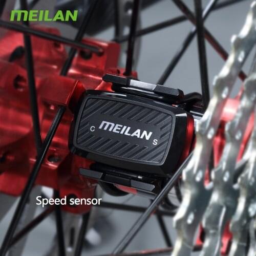 Bike Speed sensor Bluetooth 4.0 ANT+ Computer Speedometer Counter Cycling Cadence Sensor Fitness Meilan C1