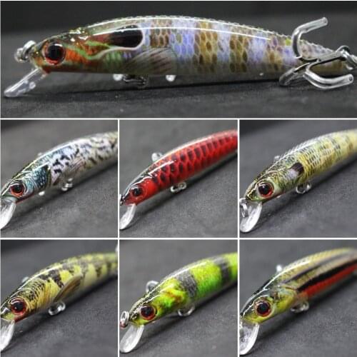 WLure 9cm 7g Plastic beads to Make Crisp Sound Lifelike Patterns Floating Minnow Cutting Blade Fishing Hooks Fishing Lure HM641
