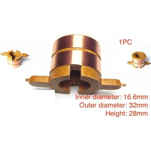 32X16.6X28MM agricultural vehicle JF11 JF12 generator slip ring copper head copper ring alternator slip ring rectifier