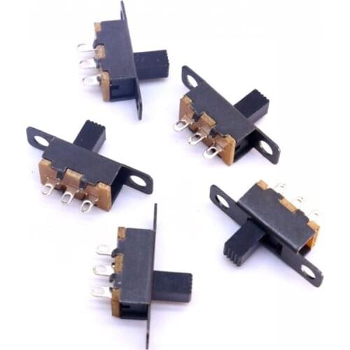 5PCS/lot Mini Toggle Switch DIY Electronic Production with hole Easy to weld Easy to install