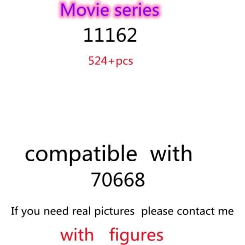 524pcs 11162 Building Block Toy Movie Series 70668 Assembled Building Block Childrens Toy Gifts