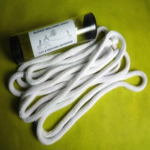 Free Shipping Super Walking Knot - White,Magic Trick,Mentalism,Stage Magic,Comedy,Close Up,Magie Rope Illusion Funny Gimmick