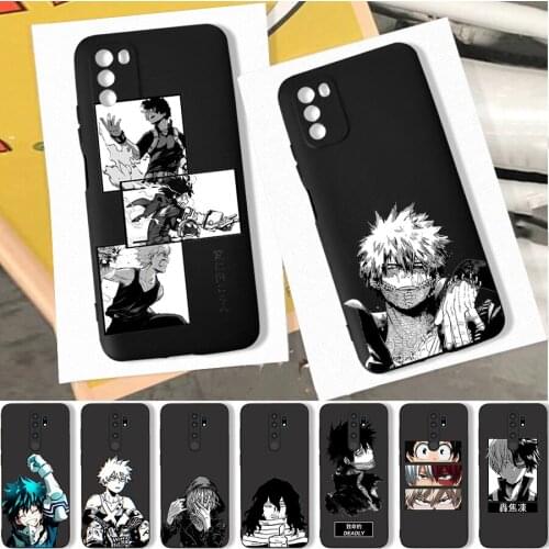 My Hero Academia Katsuki Phone Case for Xiaomi Redmi Note 10 Pro 9 9C 9A Note 9 Pro for POCO M3 Pro X3 Pro F3 Soft Back Covers