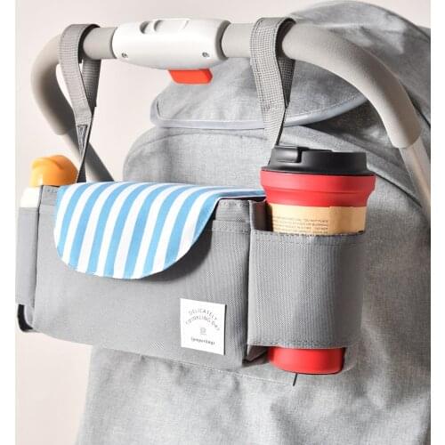 Baby Stroller Accessoris Bag New Cup Bag Stroller Organizer Baby Carriage Pram Buggy Cart Bottle Bag Car Bag Baby Accessories