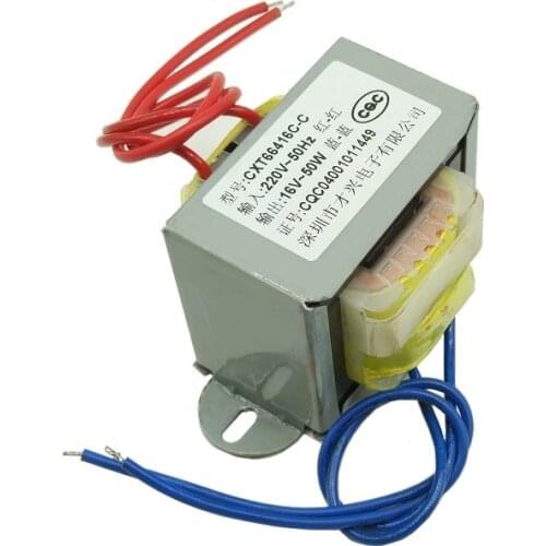 EI66-36 Type Power Transformer DB-50VA 50W 220V to 16V 3.2A AC AC16V