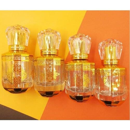 Elegant 50ML Hot Stamping Flower Glass Spray Perfume Empty Bottle 2PCS/LOT