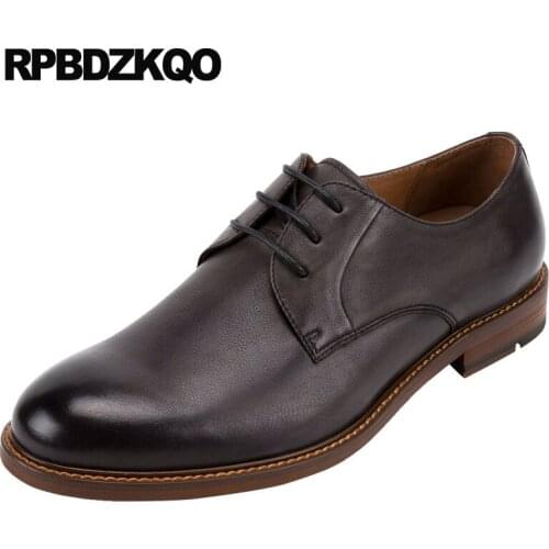 Italian men shoes brands Italy formal lace up dress office black brown brand european real leather oxfords derby genuine wedding