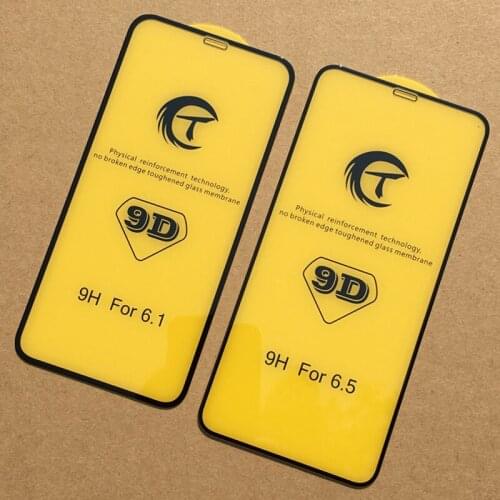 500pcs 9D Full Cover Curved Edge Tempered Glass For iPhone 12 Mini 11 Pro Max XS XR X 8 7 6 6S Plus SE Screen Protector Film