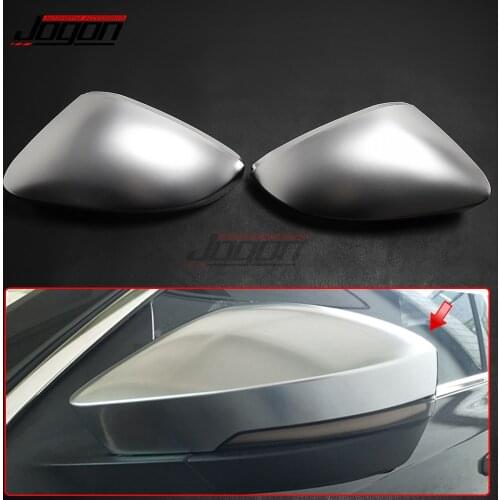 ABS Chrome Matte Side Wing Rear View Rearview Mirror Cap Cover Trim Case Shell Replacement For Skoda Octavia Mk3 5E 2013 - 2018