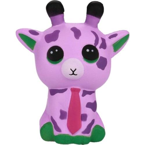 Cute Lovely Galaxy Deer Cartoon Animal Squishy Toys Soft Slow Rising Squishy Toys With Good Smell Scented