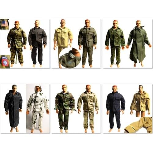 1/6 Scale Ultimate Soldier Camo Uniforms accessories Set for US Germany WWII Military 12'' Ultimate Soldier figure