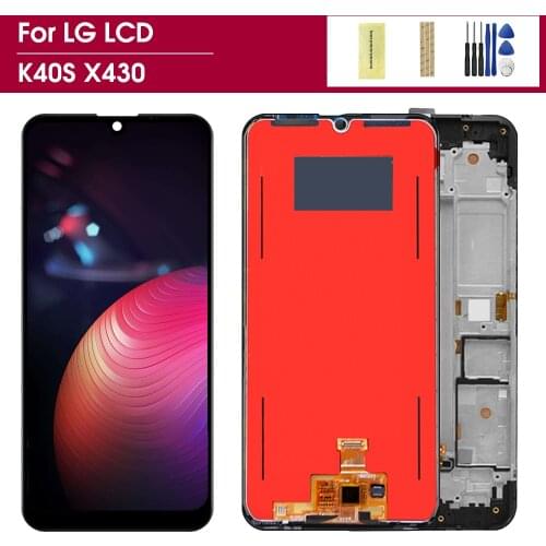 6.1" Original LCD Replacement For LG K40S LCD X430 X430EMW Display with frame Touch Screen Digitizer Assembly For LG K40S lcd