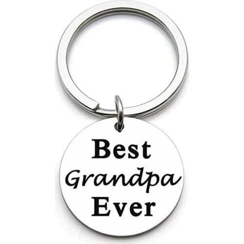 Mathers Fathers Day Gifts for Grandpa, Grandma,Key Ring Gift Ideas for Grandfather Dad Grandmother Mom Nana Gigi
