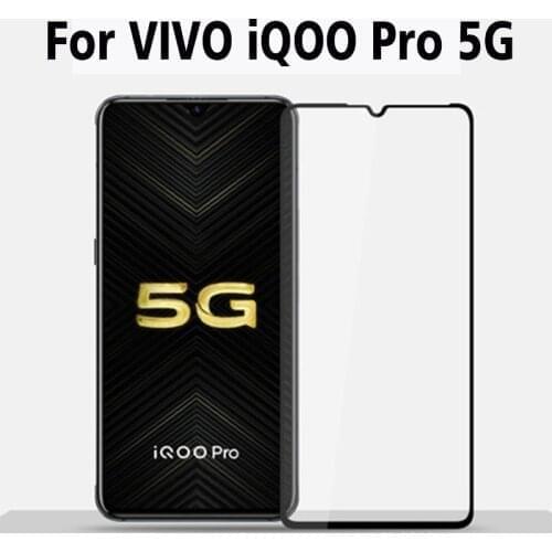 Full Glue Full Cover Tempered Glass For Vivo IQOO PRO Screen Protector protective film For Vivo IQOO PRO glass