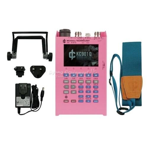 KC901Q 9KHz-20GHz Vector Network Analyzer VNA RF Multimeter Spectrum Tester Pink