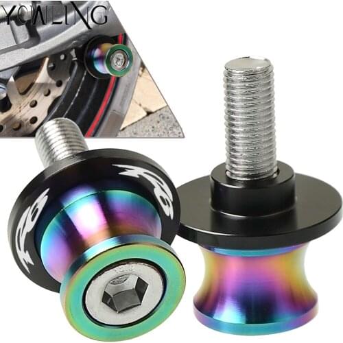 M6 Swingarm Stand Screws Motorcycle Swing Arm Spools Sliders bobbins FOR YAMAHA YZF R6 YZF-R6 2001 2002 2003 2004 2005 2006-2018