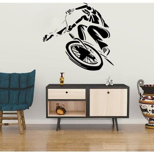 Vantage Sport Bike Boy Wall Sticker Removable Wall Stickers Diy Wallpaper Bedroom Decor Boys Girls Decal Mural DW11621