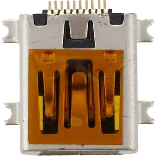 10 Pcs Female Mini USB Type B 10 Pin SMT SMD Mount Jack Connector Port