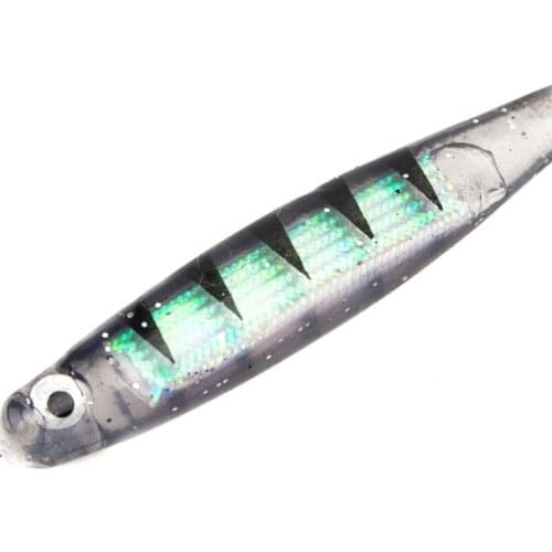 10pcs/Lot Soft Lures T-tail Silicone Bait Goods For Fishing Sea Fishing Wobblers Artificial Soft Tackle