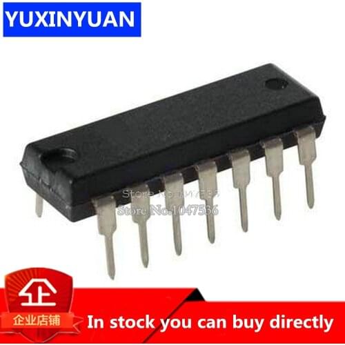10PCS/LOT SN74HC393N DIP14 SN74HC393 DIP 74HC393N 74HC393 DIP-14 new and original IC