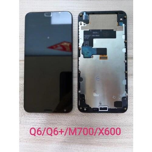 10 PCS/Lot Sale High Quality For LG Q6 Q6+ M700 X600 Full LCD Pantalle Touch Panel Tactil Con Marco Complete With Free Gifts