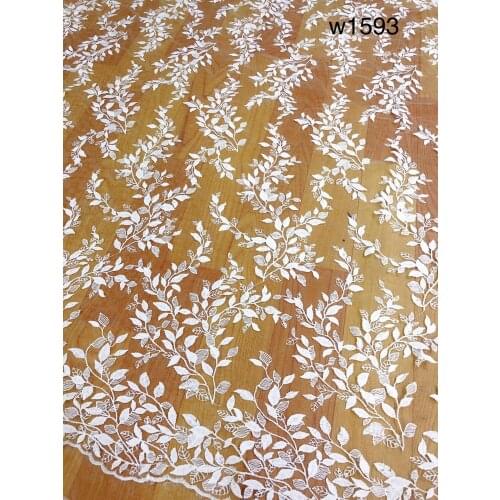 African Net Lace Embroidered Lace Fabric For Wedding dress 10 yards/Lot