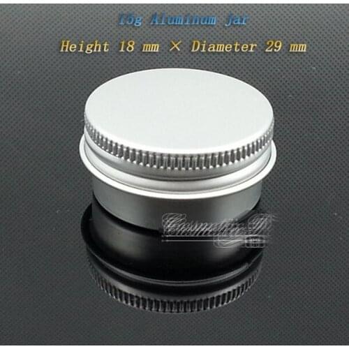 500pcs/lot Capacity 15g (38*18mm) aluminium cream jar,Aluminum Jar ,can use for packing Can be printed logo