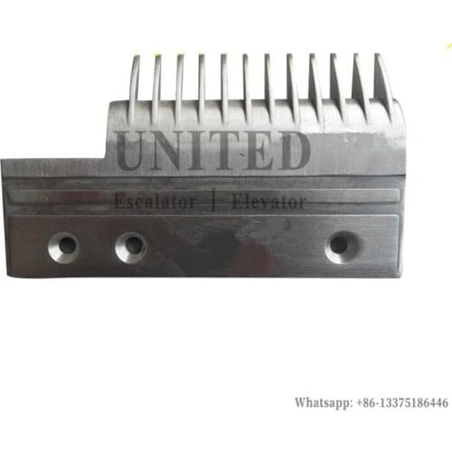 10pcs Escalator Aluminum Comb Plate 655003003 L155mm W92mm Hole 27mm 80mm LEFT 12Teeth