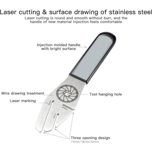 Bicycle Repair Tools Wrench Disc Brake Rotor Alignment Truing Tool Adjustment MTB Bike Disc Brake Adjustment Tool Accessories