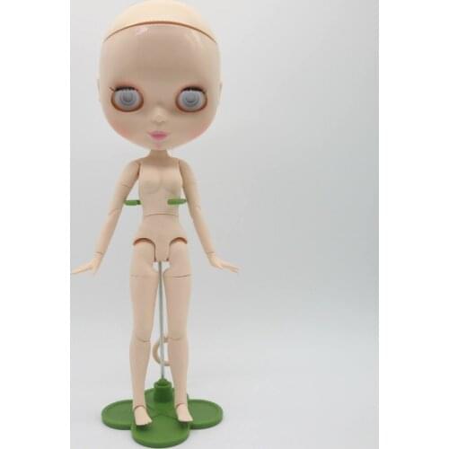 Joint body Nude blyth Doll,without hair bald with make-up no eye chip