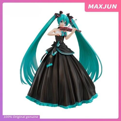 MAXJUN 23cm VOCALOID Anime Miku Figure 1/8 Violin symphony PVC Action Figure Collection Model Doll Toys Collectibles ornaments