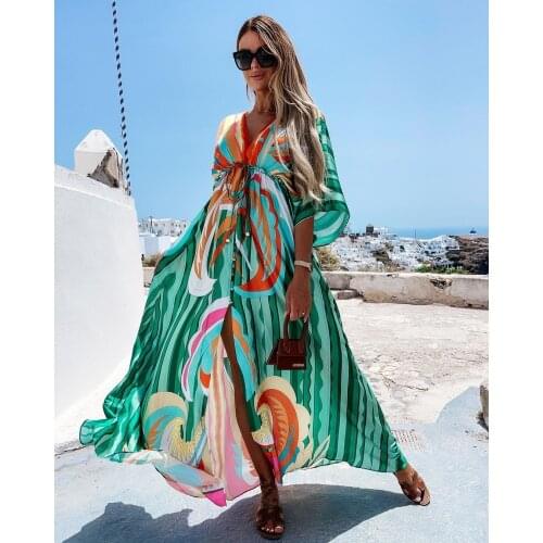 Swim Cover Up Plus Size Swimwear Beach Coverups For Women Tunicas De Praia 2021 Pareo Tunika Swimsuit Female Sarong Summer Dress