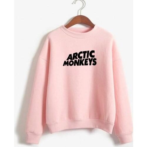 Autumn Winter ARCTIC MONKEYS Printed O-neck Sweatshirt Long Sleeve Pullovers female Hip Hop Skateboard SweatshirtsAutumn Winter