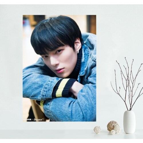 Modern Picture Lee Min Hyuk Poster Paintings For Living Room Wall Art Canvas Fabric Cloth Decoration Poster Wall Art Unframed