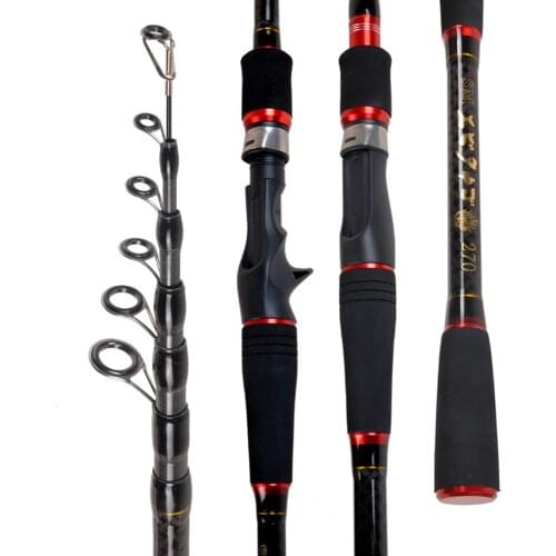 Strong Fishing Rod Portable 1.8m/2.1m/2.4m/2.7m/3.0m Spinning Casting Sea Fishing Tackle Travel Lure Rod