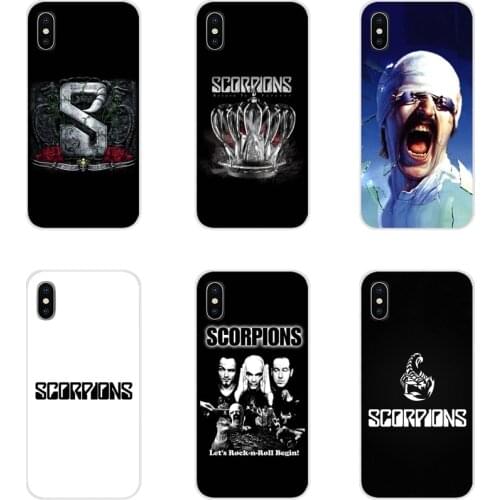 TPU Transparent Case For Apple iPhone X XR XS 11 12Pro MAX 4S 5S 5C SE 2020 6S 7 8 Plus ipod 5 6 Scorpions Heavy metal rock band