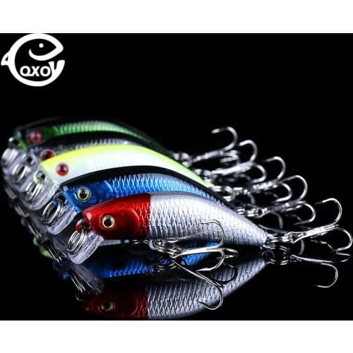 QXO 5pcs/lot Lure Minnow Sea Artificial Bait Squid Jigs Goods For Fishing Shad Spinner bait Small Fishes Wobbler Hard Tinsel
