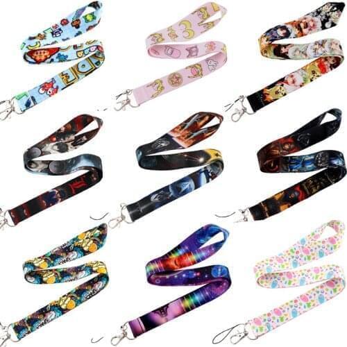 BH1553 Blinghero Cartoon Yoga Art Lanyard For Keys Phone Strap Lanyard Neck Strap Keychain Anime Space Lanyards ID Badge Holder