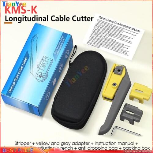 KMS-K Optical Fiber Tool Longitudinal Stripper Cable Jacket Slitter Cable Sheath Cutter