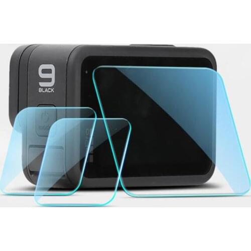 Tempered Glass Protector Cover For GoPro Hero 9 Black Protection Go pro Camera Lens Screen Gopro9 Protective Film Accessories