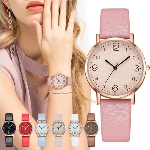 Women Watch Ultra-thin Quartz Wristwatch Casual Leather Band Ladies Watch Reloj Mujer Relogio Feminino
