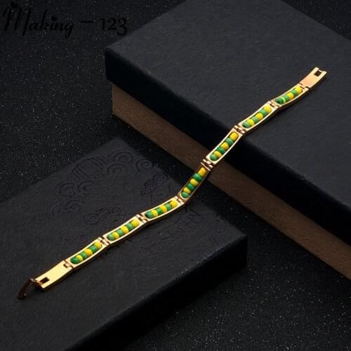 Making-123 2021 New Bracelet Can Be Engraved Gold-plated Ladie Bracelet All Steel Stainless Steel Bracelet Best Friend Bracelet