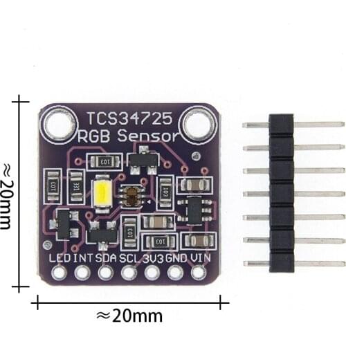 10PCS CJMCU-34725 TCS34725 Color Sensor RGB color sensor development board module for