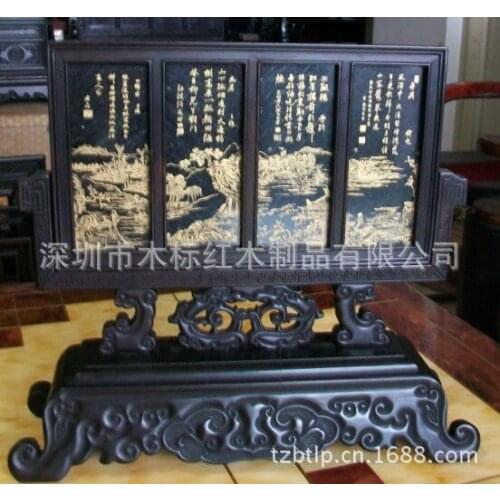 Antique mahogany screen high-grade custom screen