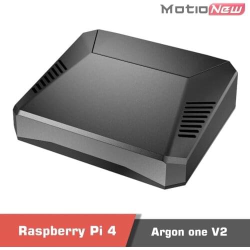 Argon One V2 Raspberry Pi 4 B Aluminum Case Box + Cooling Fan and Power Button ,Supports Retro Gaming, Movies