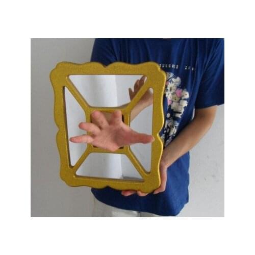 Arm Through Glass/Hand & Dove Thru Mirror Magic Tricks For Magician Stage Illusions Gimmick Props Mentalism Magician Toys